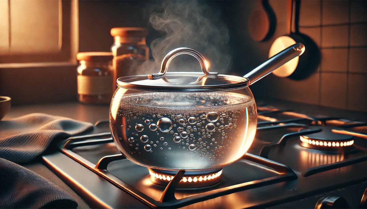 eau qui bout