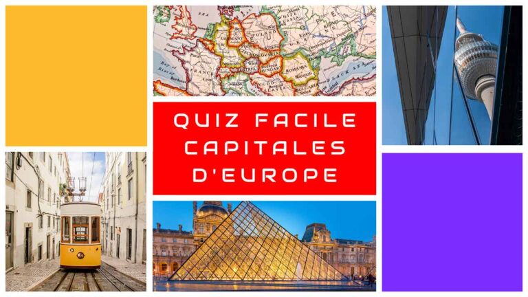 Quiz des capitales d'Europe facile 2 Quiz des capitales d’Europe facile