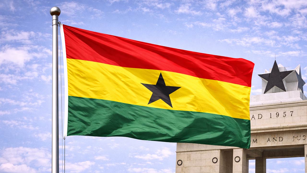 drapeau Ghana