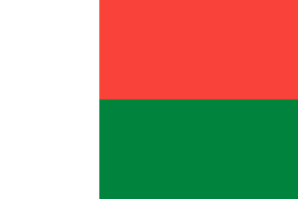 drapeau Madagascar